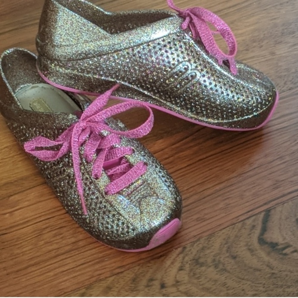 Mel by melissa. Glitter sneakers!!!